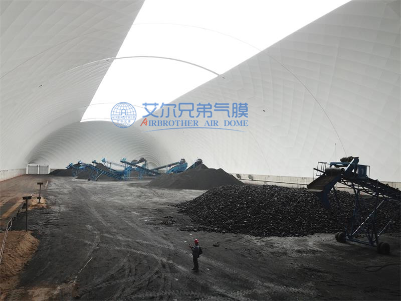 氣膜建筑：新型儲煤建筑，有效改善煤場與環(huán)境的關系